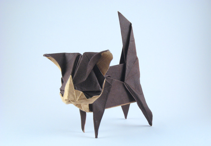Origami Kitten by Kyohei Katsuta folded by Gilad Aharoni