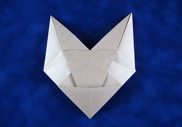 Origami Siamese cat by Daniel Porter. Folded by Gilad Aharoni on giladorigami.com