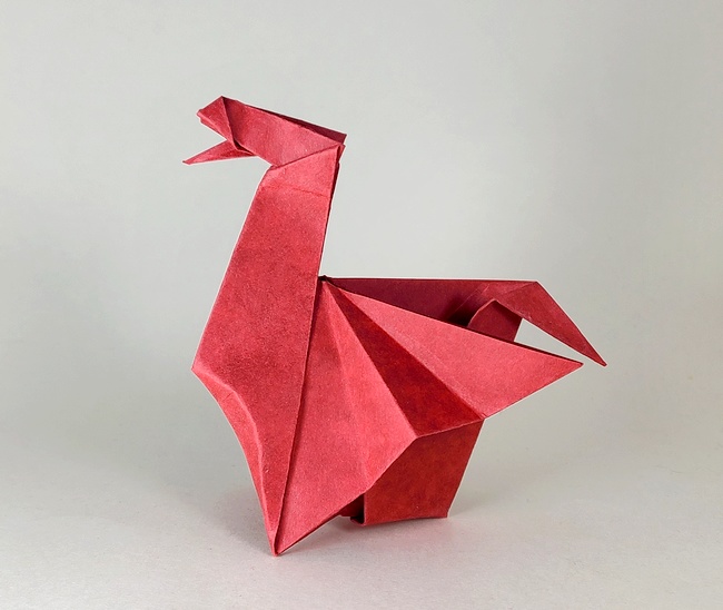 Origami Dragon by Daniela Carboni folded by Gilad Aharoni