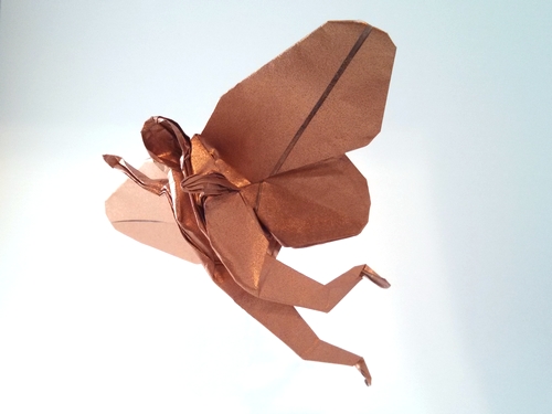 Origami Fairy by J.C. Nolan. Folded by Gilad Aharoni on giladorigami.com