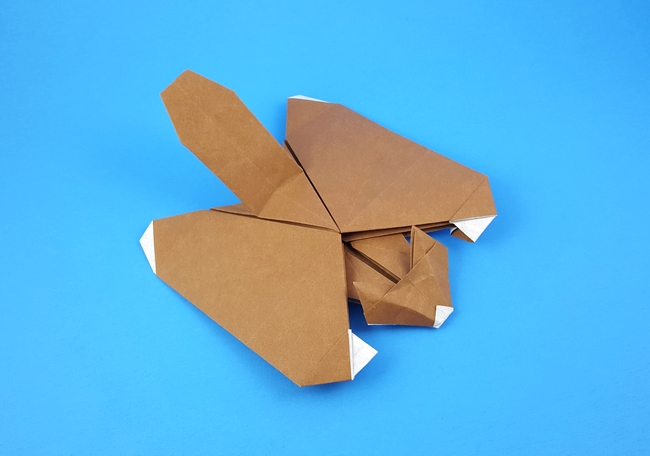 Origami Flying squirrel by Yoo Tae Yong folded by Gilad Aharoni