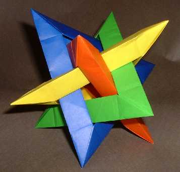 Origami Gasherbrum by Robert J. Lang. Folded by Gilad Aharoni on giladorigami.com
