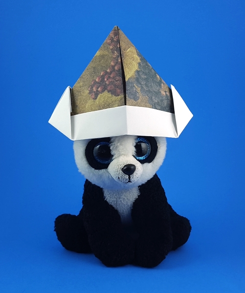 Origami The Captain's Hat - story by Traditional folded by Gilad Aharoni