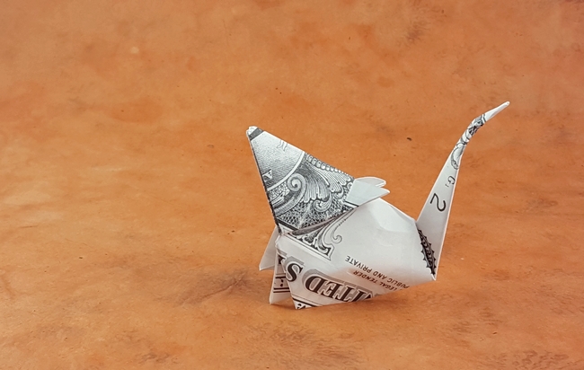 Origami Rat by Janessa Munt folded by Gilad Aharoni