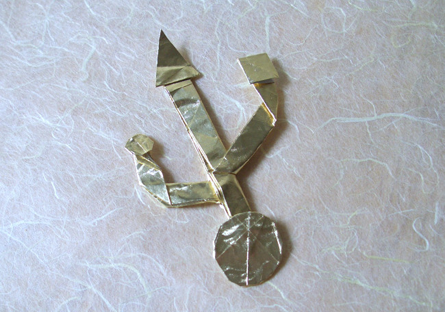 Origami USB port by Sy Chen. Folded by Gilad Aharoni on giladorigami.com