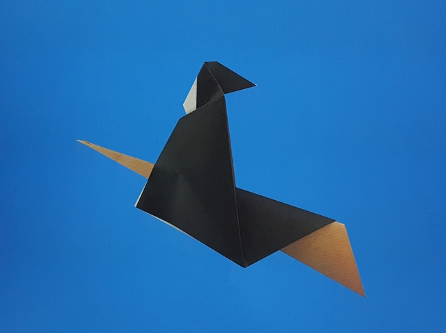 Origami Witch by Kunihiko Kasahara. Folded by Gilad Aharoni on giladorigami.com