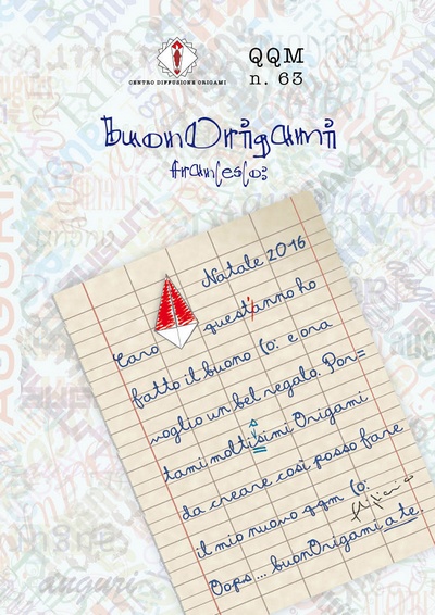 Cover of Buon Origami - QQM 63 by Francesco Miglionico