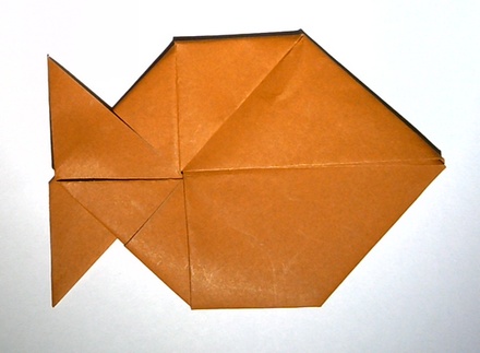 Origami Twist fish by John Cunliffe on giladorigami.com
