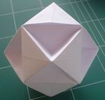 Origami Waterbombic dodecahedron by David Brill on giladorigami.com