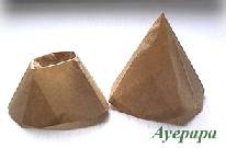 Origami Mountain and volcano by John Montroll on giladorigami.com