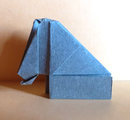 Origami Elephant by Massimiliano Cossutta on giladorigami.com