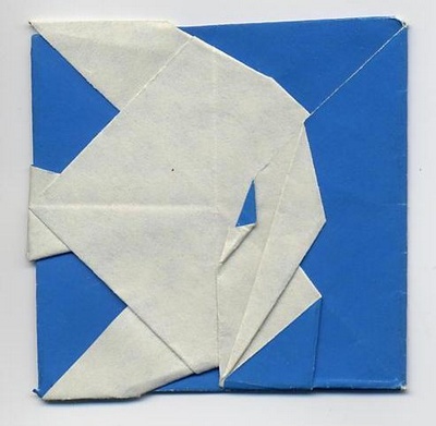 Origami Fish card by Michel Grand on giladorigami.com