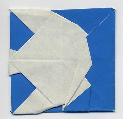 Origami Fish pocket by Michel Grand on giladorigami.com