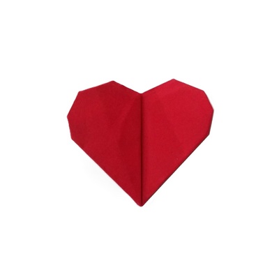 Origami Heart by Francesco Miglionico on giladorigami.com