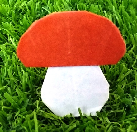 Origami Mushroom by Michel Grand on giladorigami.com