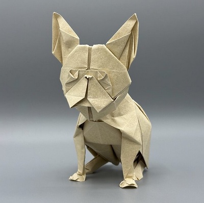 Origami French building by Jeong Jae Il on giladorigami.com