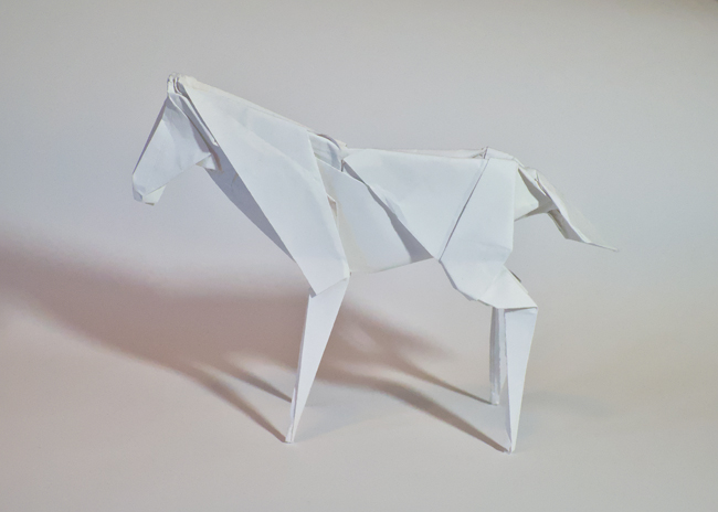Origami Kentucky horse by Raymond Kane McLain on giladorigami.com
