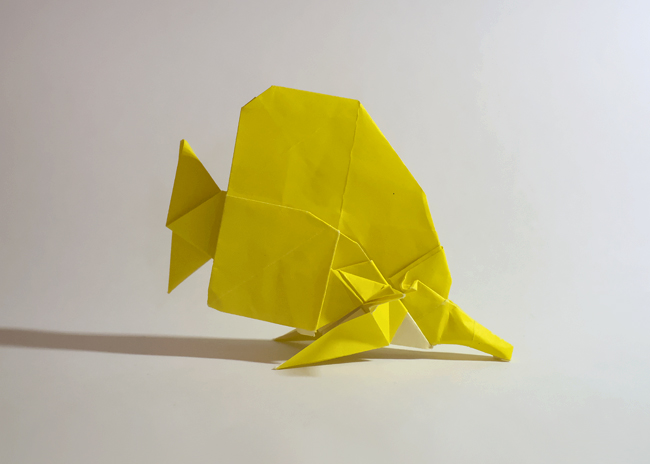 Origami Butterfly fish by Lu Hao on giladorigami.com