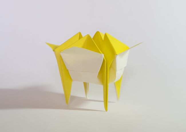 Origami Super salt cellar by Philip Shen on giladorigami.com