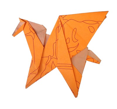 Origami Flying pegasus V 3.0 by Leonardo Pulido Martinez on giladorigami.com