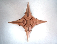 Origami Axial star by Juan Lopez Figueroa on giladorigami.com