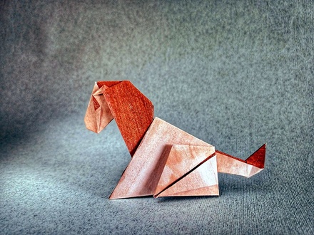 Origami Lion by Felipe Guzman on giladorigami.com