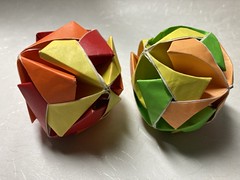 Origami Armadillo spiral module by Toshikazu Kawasaki on giladorigami.com