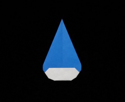 Origami Baby of raindrop by Nishikawa Yu on giladorigami.com