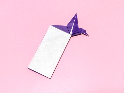 Origami Bird bookmark by Tetsuo Kimura on giladorigami.com