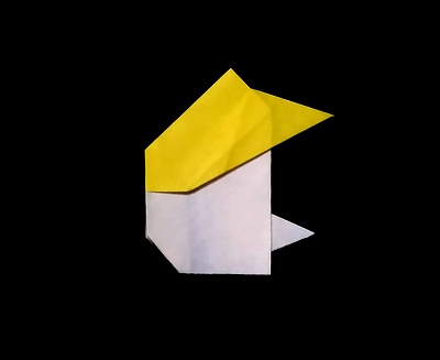 Origami Capped boy by Sasaki Atsushi on giladorigami.com