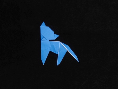 Origami Cat by Makoto Yamaguchi on giladorigami.com