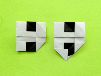 Origami Colon and semi-colon by Katsushi Nosho on giladorigami.com