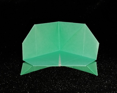 Origami Corner bench by Kawate Ayako on giladorigami.com