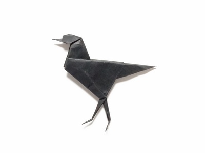 Origami Crow by Peter Muller on giladorigami.com