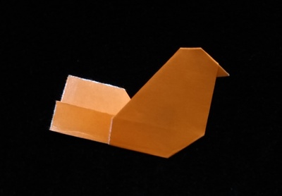 Origami Dove flute by Takei Harumi on giladorigami.com