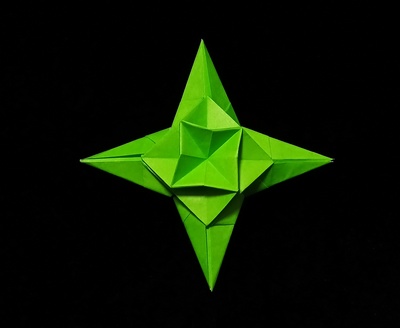 Origami Faro star by Teddy Gross on giladorigami.com
