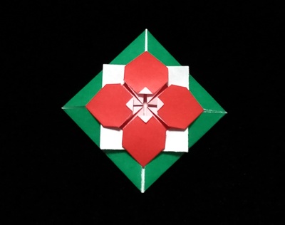 Origami Flower ornament by Nakajima Susumu on giladorigami.com