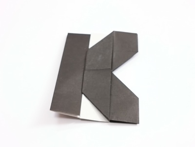 Origami Letter K by Katsushi Nosho on giladorigami.com