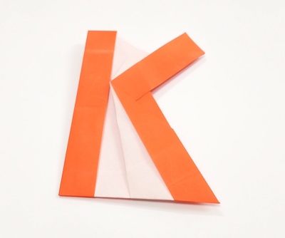 Origami Letter K by Taichiro Hasegawa on giladorigami.com