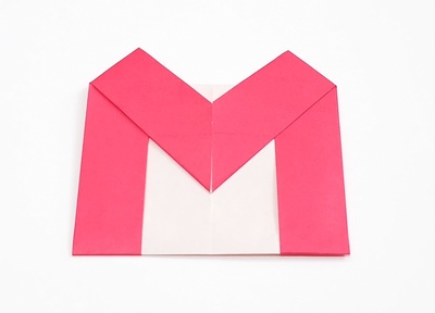 Origami Letter M by Katsushi Nosho on giladorigami.com