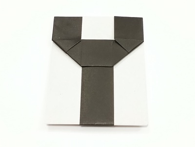 Origami Letter Y by Katsushi Nosho on giladorigami.com