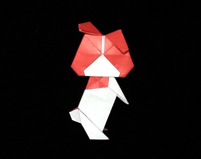 Origami My Melody by Enomoto Nobuyoshi on giladorigami.com