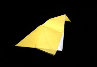 Origami Pecking bird by Takekawa Seiryo on giladorigami.com