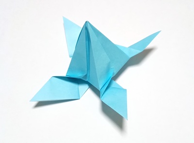 Origami Pinwheel by Karen Reeds on giladorigami.com