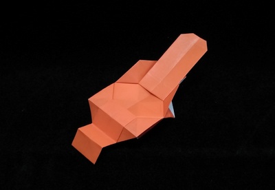 Origami Reclining chair by Kimura Matsuyo on giladorigami.com