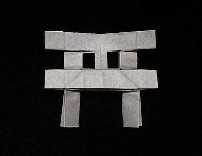 Origami Sacred arch by Asahi Isamu on giladorigami.com
