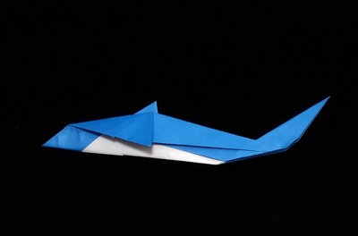 Origami Shark by Adolfo Cerceda on giladorigami.com