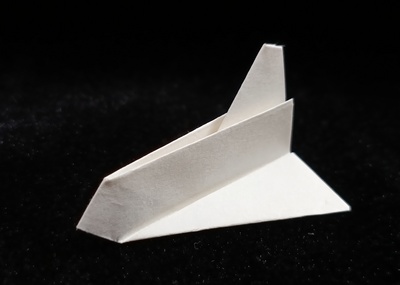 Origami Space shuttle Columbia by Komai Yasuhiko on giladorigami.com