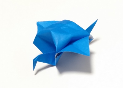 Origami Swelled sparrow by Traditional on giladorigami.com