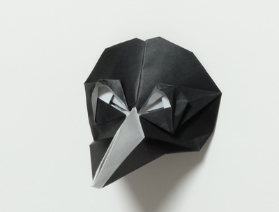 Origami Venitian mask by Francois Domergue on giladorigami.com